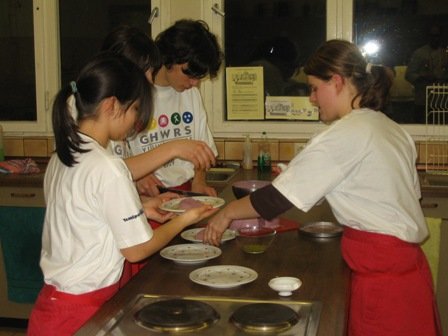 Kochwettbewerb Präsentation